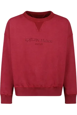 Maison Margiela Heren, Sweatshirts & Hoodies, Rood, Maat: S Katoen