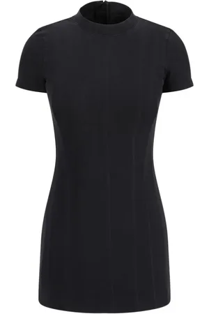 Balenciaga Dames, Jurken, Zwart, Maat: XS Katoen
