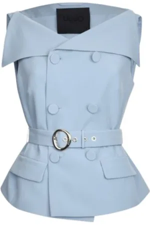 Liu Jo Dames, Jassen, Blauw, Maat: XS Poliester