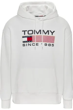 Tommy Hilfiger Heren, Sweatshirts & Hoodies, Wit, Maat: L Katoen