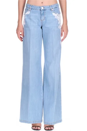 ERMANNO SCERVINO Dames, Jeans, Blauw, Maat: L Denim