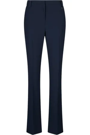 Liu Jo Dames, Broeken, Blauw, Maat: XL Poliester