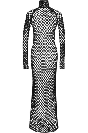 Alaïa Dames, Jurken, Zwart, Maat: 2XS Wol