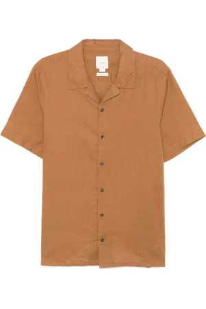 Calvin Klein Heren, Overhemden, Bruin, Maat: XL