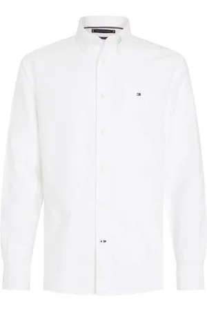 Tommy Hilfiger Heren, Overhemden, Wit, Maat: 2XL