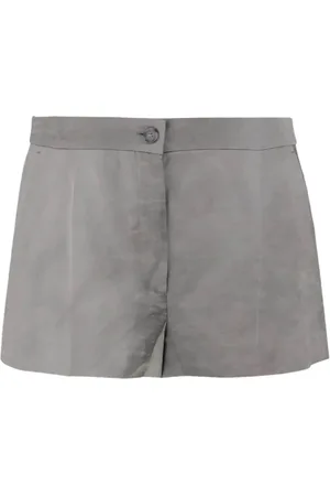 Pinko Dames, Korte broeken, Grijs, Maat: 2XS