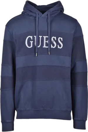 Guess Heren, Sweatshirts & Hoodies, Blauw, Maat: M Katoen