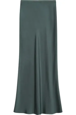 ANINE BING Dames, Rokken, Groen, Maat: XS Zijde