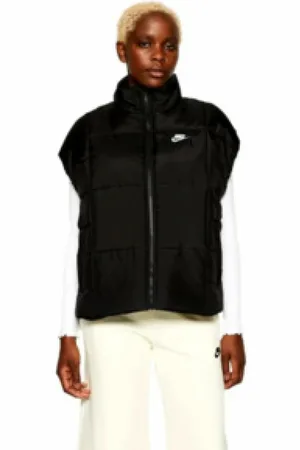 Nike Dames, Jassen, Zwart, Maat: L