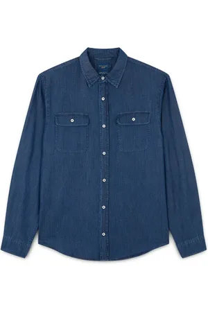 Paul & Shark Heren, Overhemden, Blauw, Maat: M Katoen