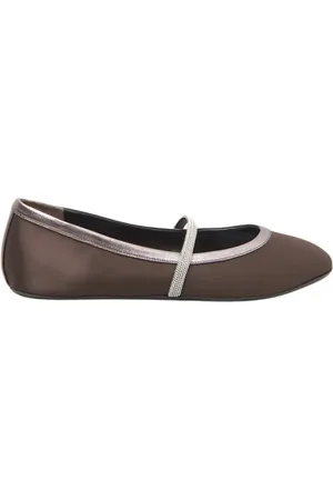 PESERICO SIGN Dames, Schoenen, Bruin, Maat: 36 EU Satijn