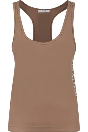 Max Mara Dames, Tops, Bruin, Maat: M/L
