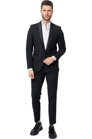 MULISH Heren, Pakken, Zwart, Maat: 3XL Viscose