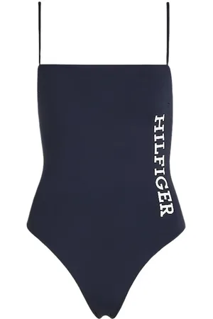Tommy Hilfiger Dames, Badkleding, Blauw, Maat: L