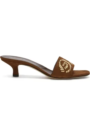 ERMANNO SCERVINO Dames, Schoenen, Bruin, Maat: 38 EU Suède