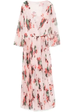 Serafini Dames, Jurken, Roze, Maat: M Poliester