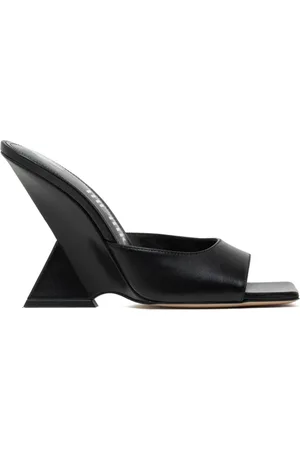 The Attico Dames, Schoenen, Zwart, Maat: 37 1/2 EU Leer