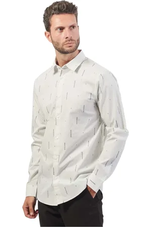 Armani Exchange Heren, Overhemden, Wit, Maat: XL Katoen