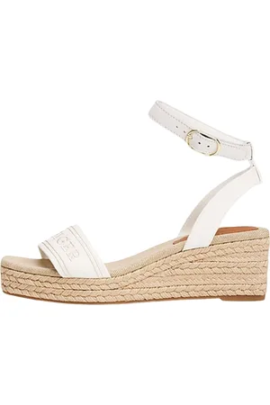 Tommy Hilfiger Dames, Schoenen, Wit, Maat: 38 EU Katoen