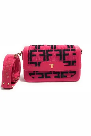 Fracomina Dames, Tassen, Roze, Maat: ONE Size Leer