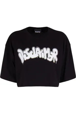 DISCLAIMER Dames, Tops, Wit, Maat: L Jersey
