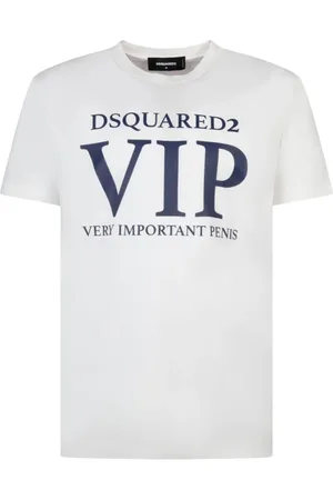 Dsquared2 Heren, Tops, Wit, Maat: XL Katoen