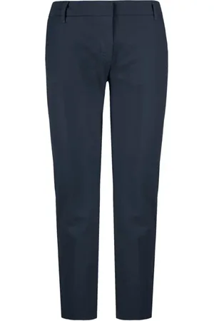 Bomboogie Dames, Broeken, Blauw, Maat: L Katoen