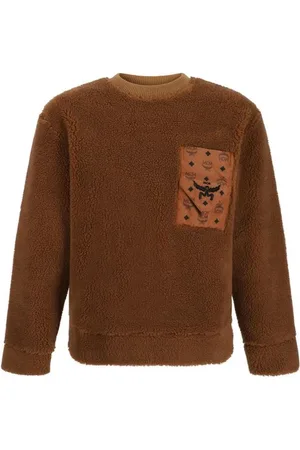 MCM Heren, Sweatshirts & Hoodies, Bruin, Maat: S Poliester