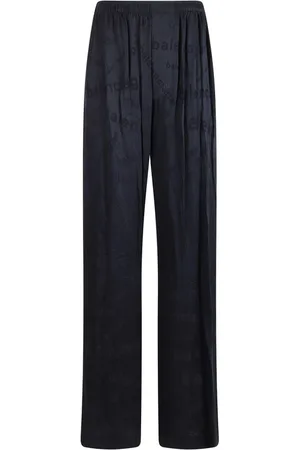 Balenciaga Dames, Broeken, Zwart, Maat: S Zijde