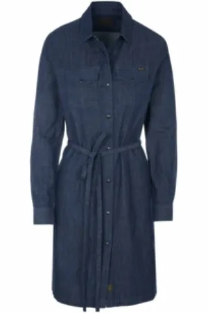 Belstaff Dames, Jurken, Blauw, Maat: 2XS Taf