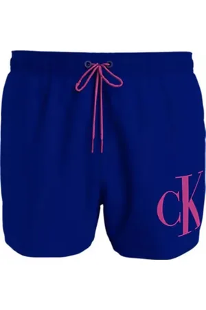 Calvin Klein Heren, Badkleding, Blauw, Maat: L