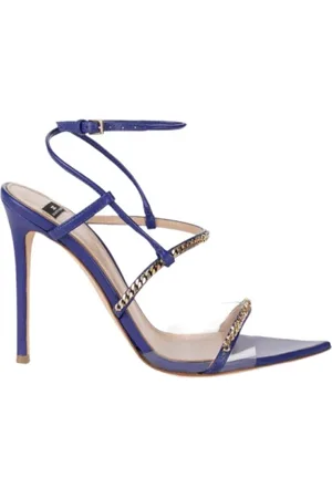 Elisabetta Franchi Dames, Schoenen, Blauw, Maat: 39 EU
