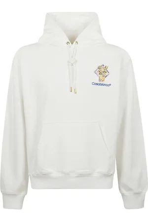 Casablanca Heren, Sweatshirts & Hoodies, Wit, Maat: M Katoen