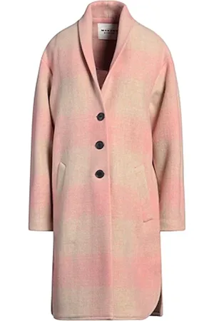 Isabel Marant Dames, Mantels, Roze, Maat: 2XS Wol