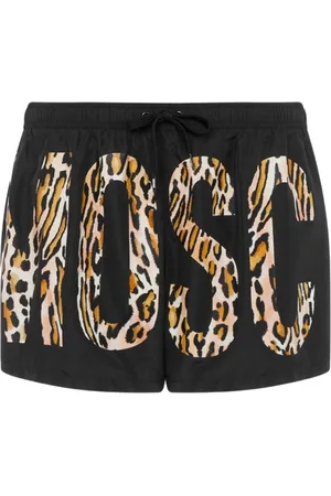 Moschino Heren, Badkleding, Zwart, Maat: XL Nylon