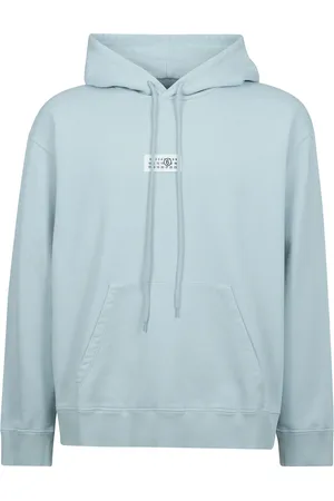 Maison Margiela Heren, Sweatshirts & Hoodies, Blauw, Maat: XL Katoen