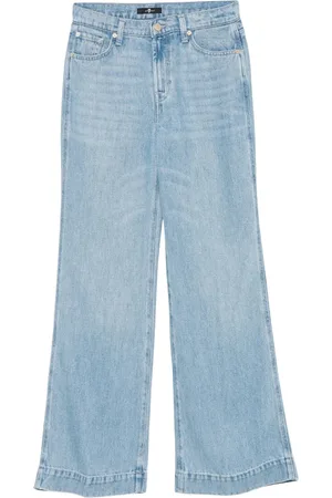 7 for all Mankind Dames, Jeans, Blauw, Maat: W26 Katoen