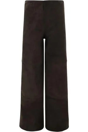 arma leder Dames, Broeken, Bruin, Maat: XS Suède