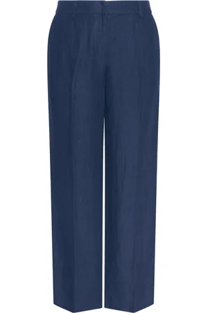 Moss Copenhagen Dames, Broeken, Blauw, Maat: S