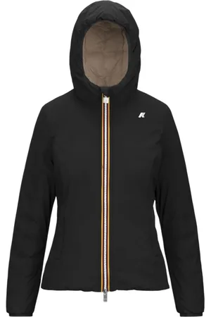 K-Way Dames, Jassen, Zwart, Maat: 4XL Nylon