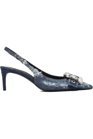 Dolce & Gabbana Dames, Schoenen, Blauw, Maat: 41 EU Denim