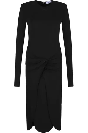 OFF-WHITE Dames, Jurken, Zwart, Maat: S