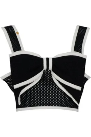 Elisabetta Franchi Dames, Tops, Zwart, Maat: S Viscose