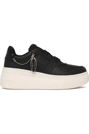 Tommy Hilfiger Dames, Schoenen, Zwart, Maat: 37 EU Leer