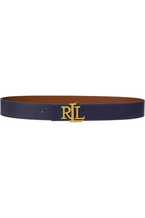 Ralph Lauren Dames, Accessoires, Blauw, Maat: S Leer