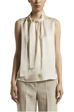 PESERICO SIGN Dames, Tops, , Maat: S Satijn