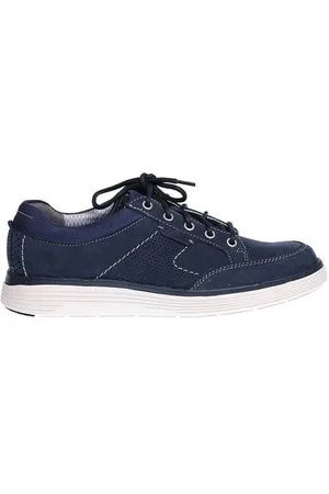 Clarks Heren, Schoenen, Blauw, Maat: 41 EU