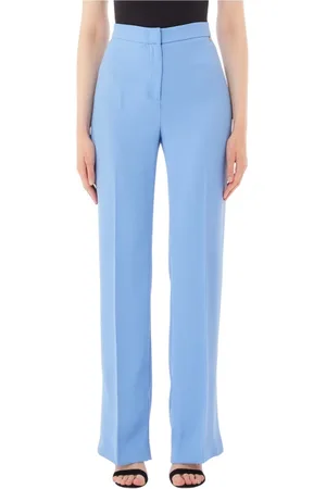 Liu Jo Dames, Broeken, Blauw, Maat: S