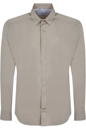 Calvin Klein Heren, Overhemden, , Maat: XS Katoen