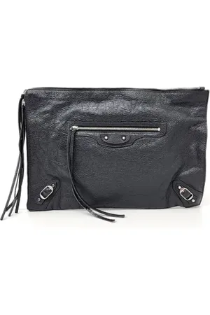 Balenciaga Dames, Pre-owned, Grijs, Maat: ONE Size Leer